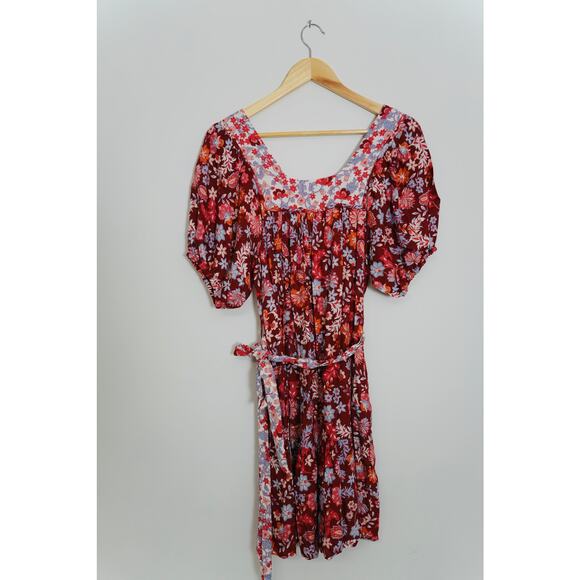 Salty Bright Floral Prairie Dress Size 8 - Picture 8 of 8